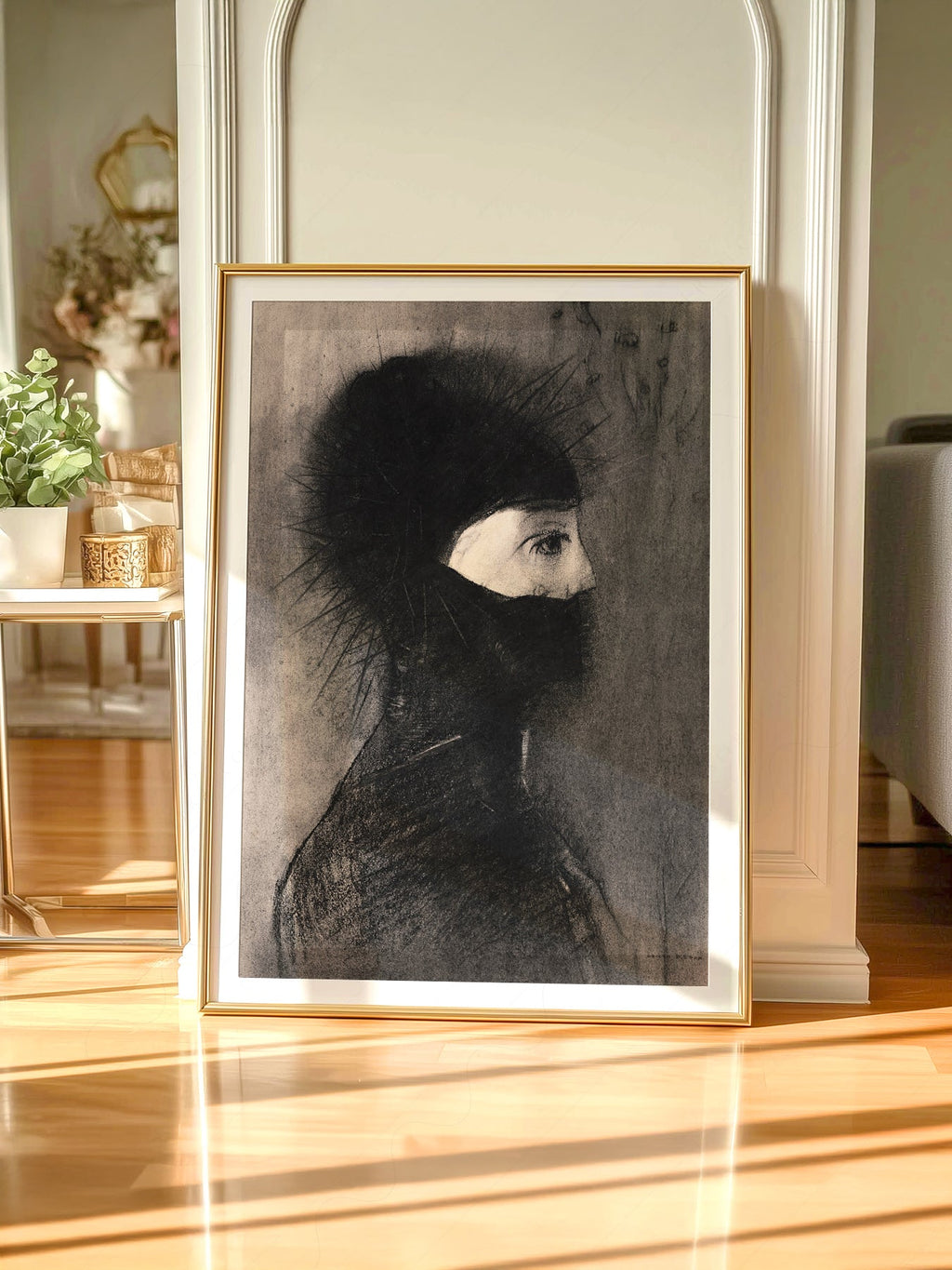 Odilon Redon Armor 1891 Art Print – Dark Symbolist Wall Poster
