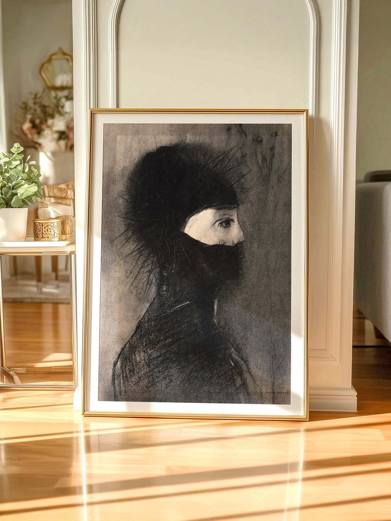 Odilon Redon Armor 1891 Art Print – Dark Symbolist Wall Poster