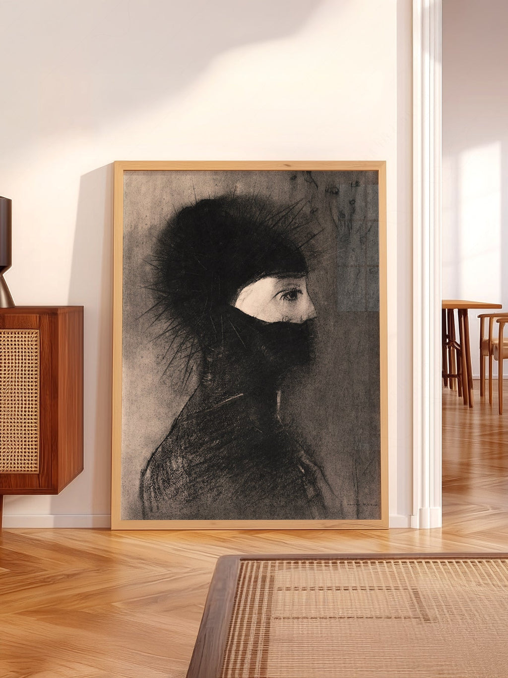 Odilon Redon Armor 1891 Art Print – Dark Symbolist Wall Poster