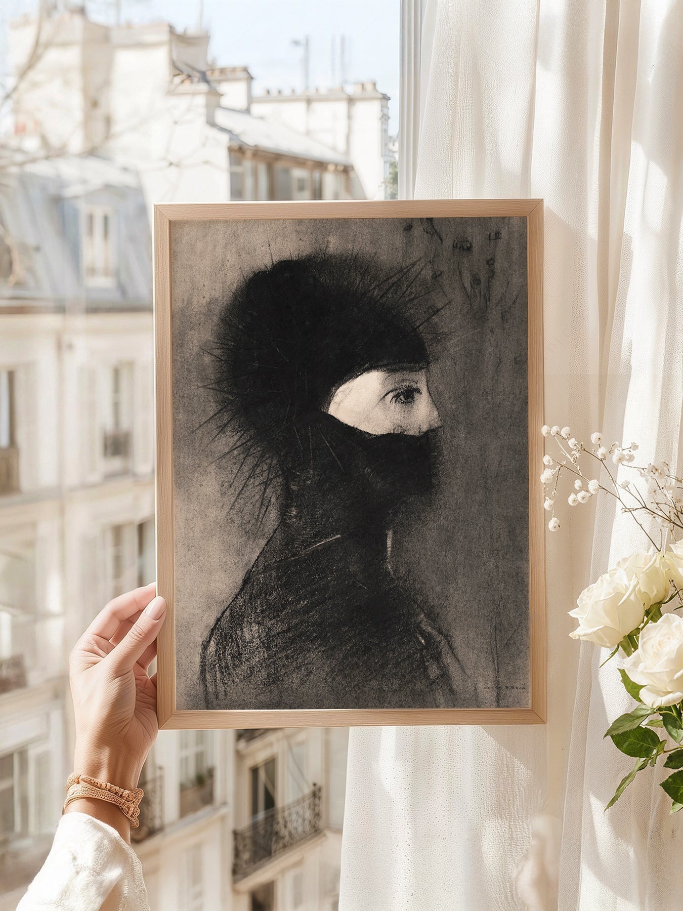 Odilon Redon Armor 1891 Art Print – Dark Symbolist Wall Poster
