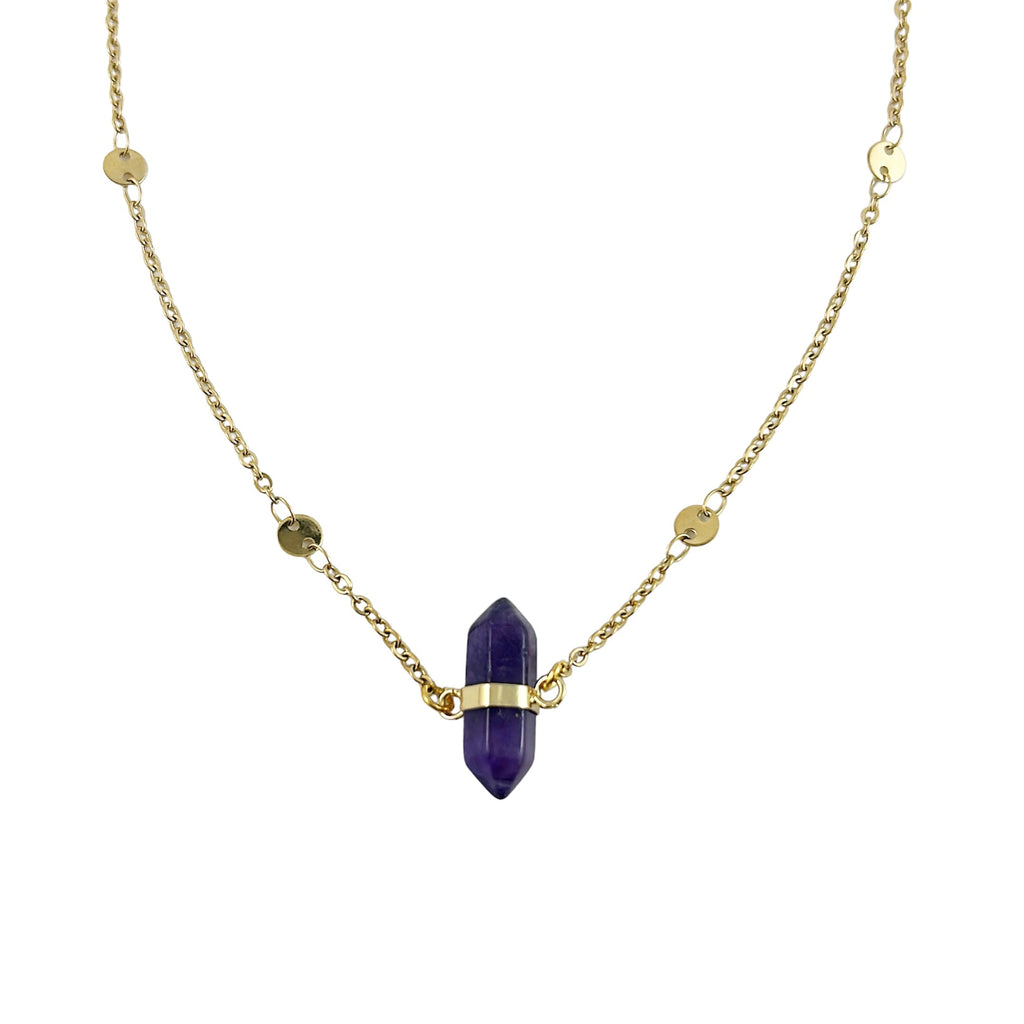 Amethyst Crystal Necklace