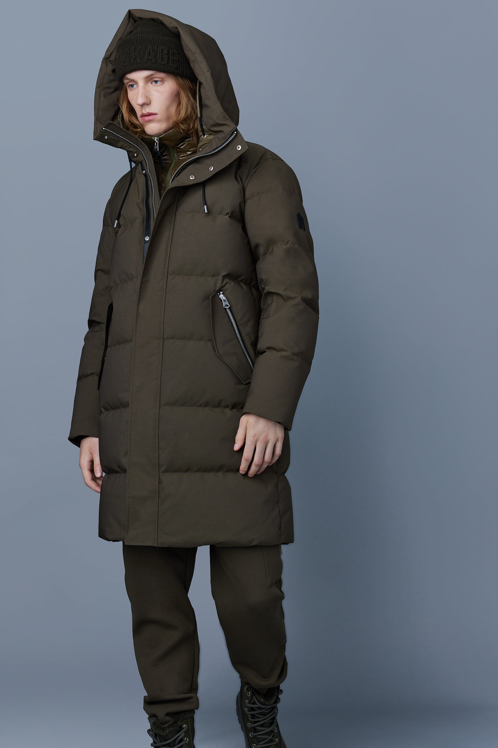 ANTOINE Parka 2 en 1 en duvet recyclé avec plastron amovible