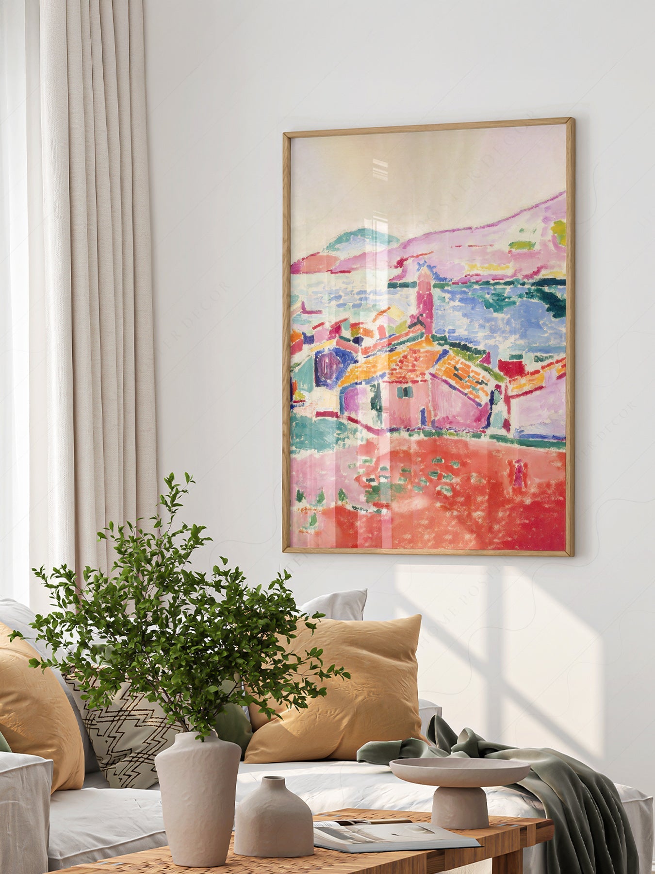 Henri Matisse View of Collioure Art Print – Museum Wall Decor