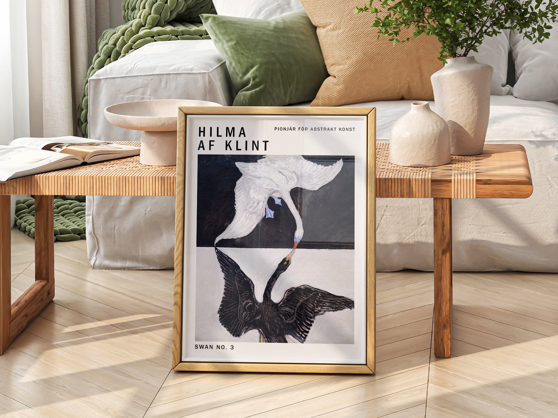 Hilma af Klint Swan No. 3 Art Print – Abstract Symbolist Wall Art