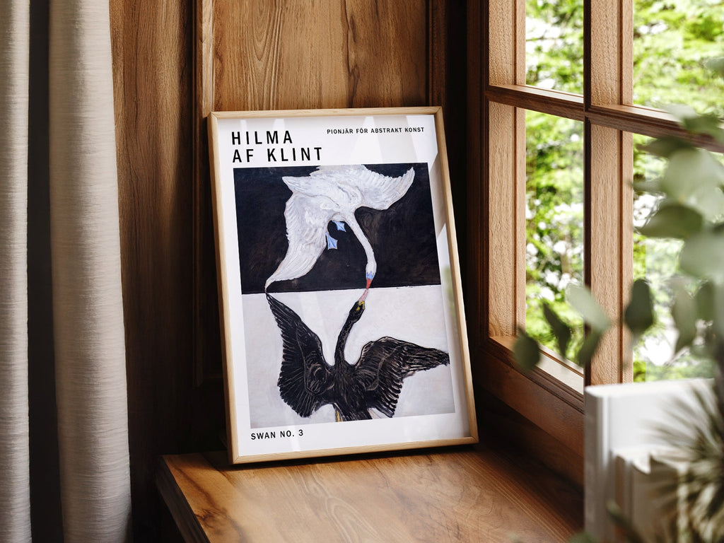 Hilma af Klint Swan No. 3 Art Print – Abstract Symbolist Wall Art