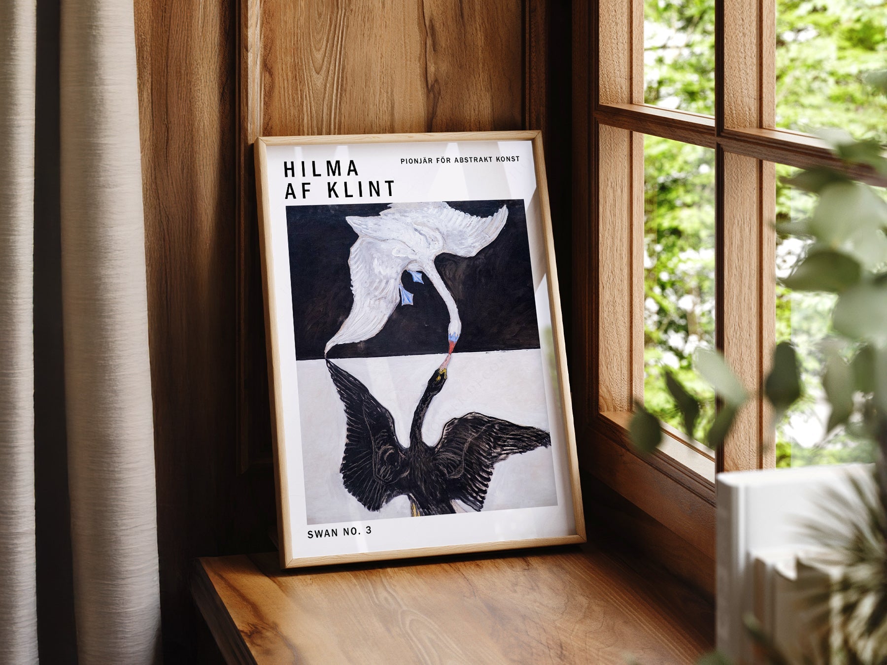 Hilma af Klint Swan No. 3 Art Print – Abstract Symbolist Wall Art