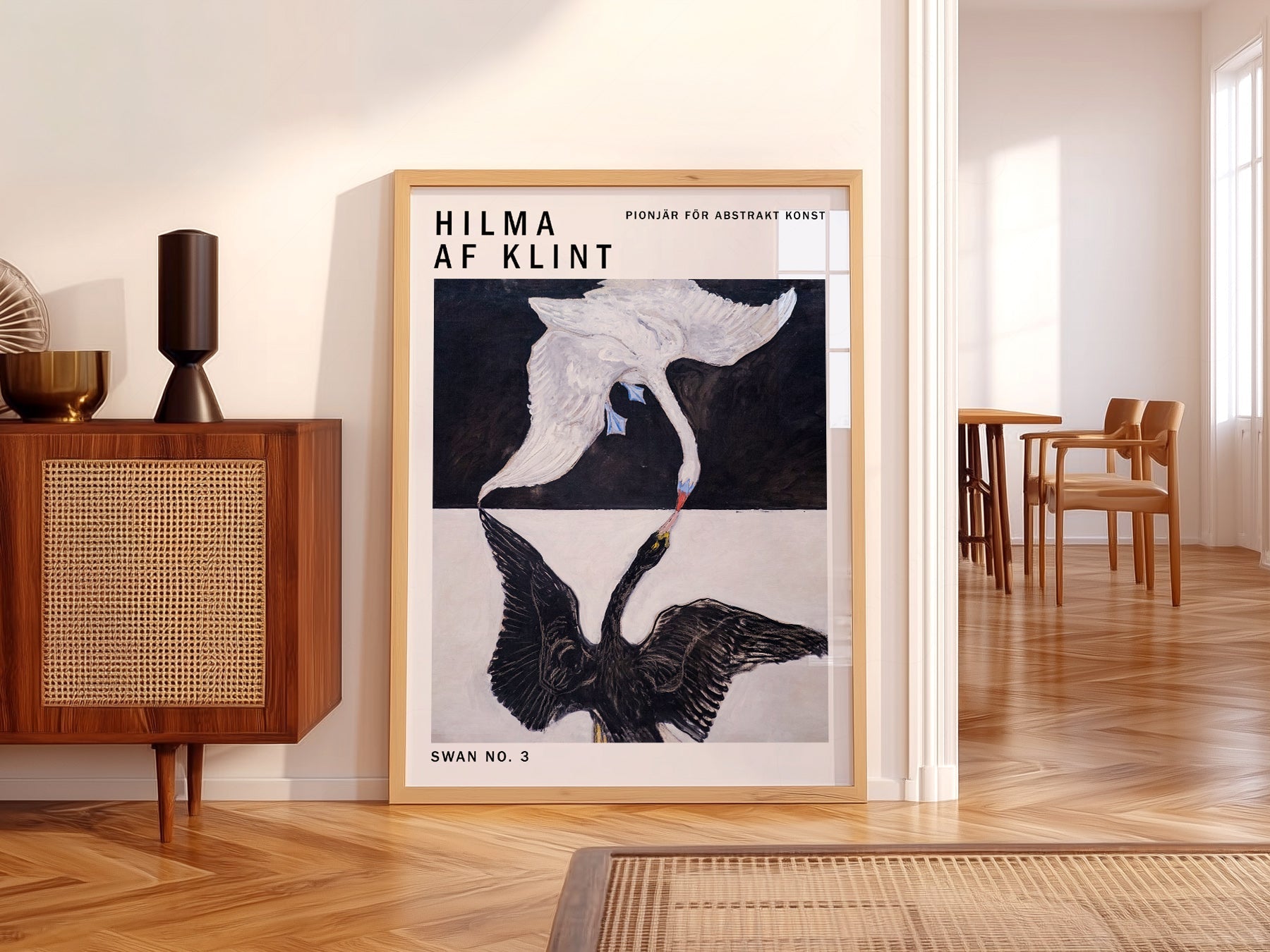 Hilma af Klint Swan No. 3 Art Print – Abstract Symbolist Wall Art