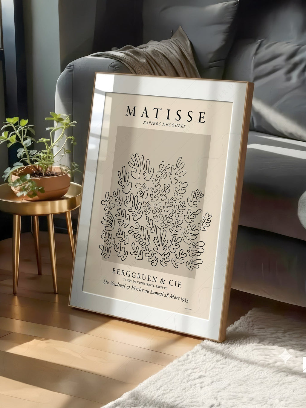 Henri Matisse Papiers Découpés Exhibition Poster – Modern Art Print