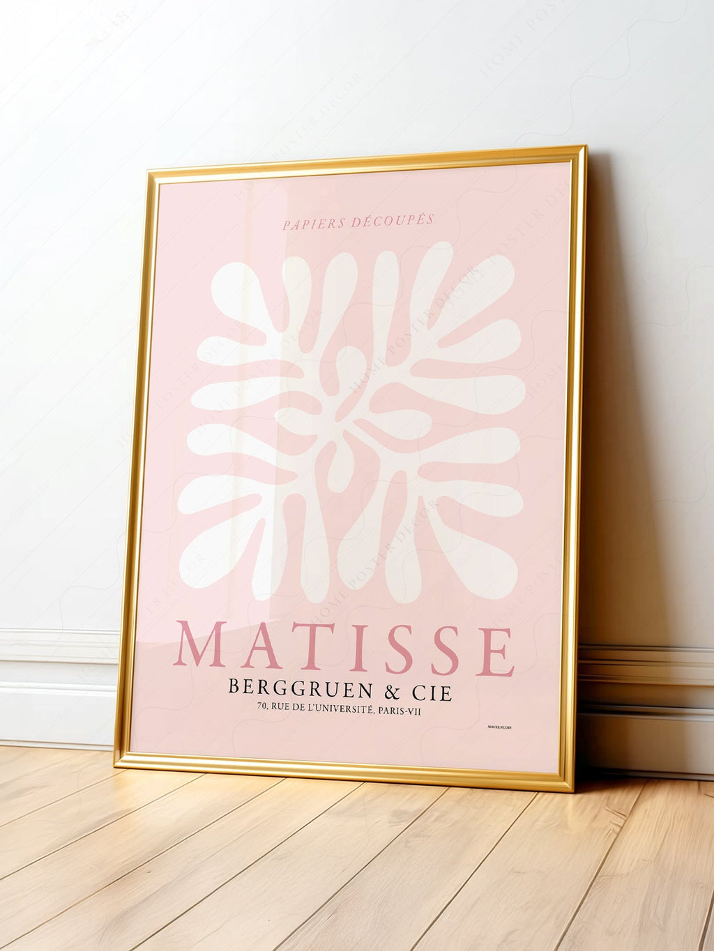 Henri Matisse Papiers Découpés Art Print – Pink Cut-Outs Poster