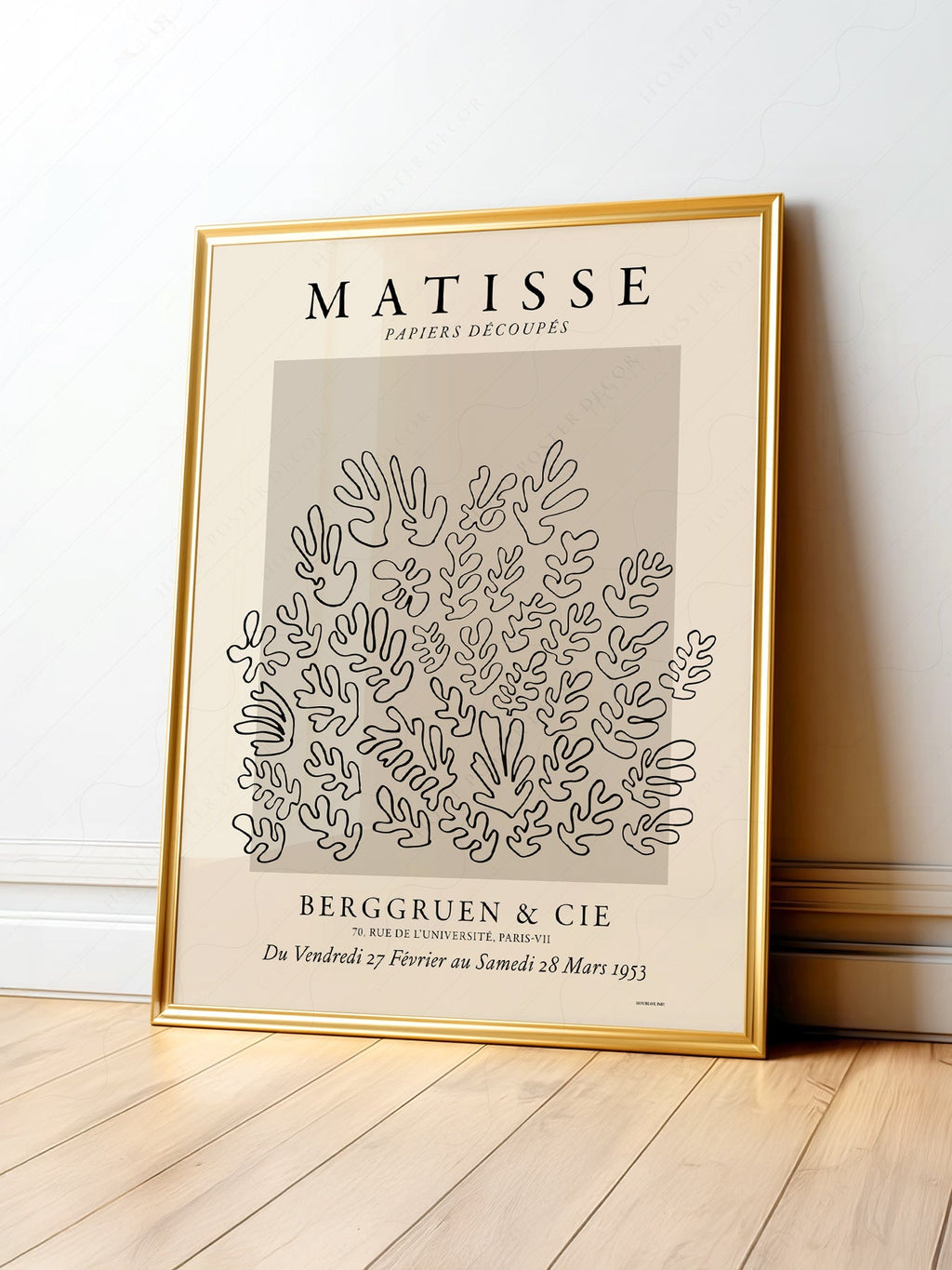 Henri Matisse Papiers Découpés Exhibition Poster – Modern Art Print
