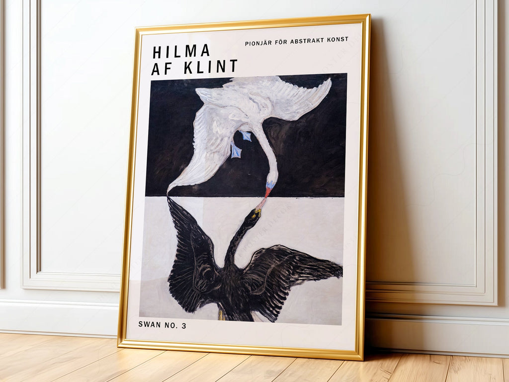 Hilma af Klint Swan No. 3 Art Print – Abstract Symbolist Wall Art