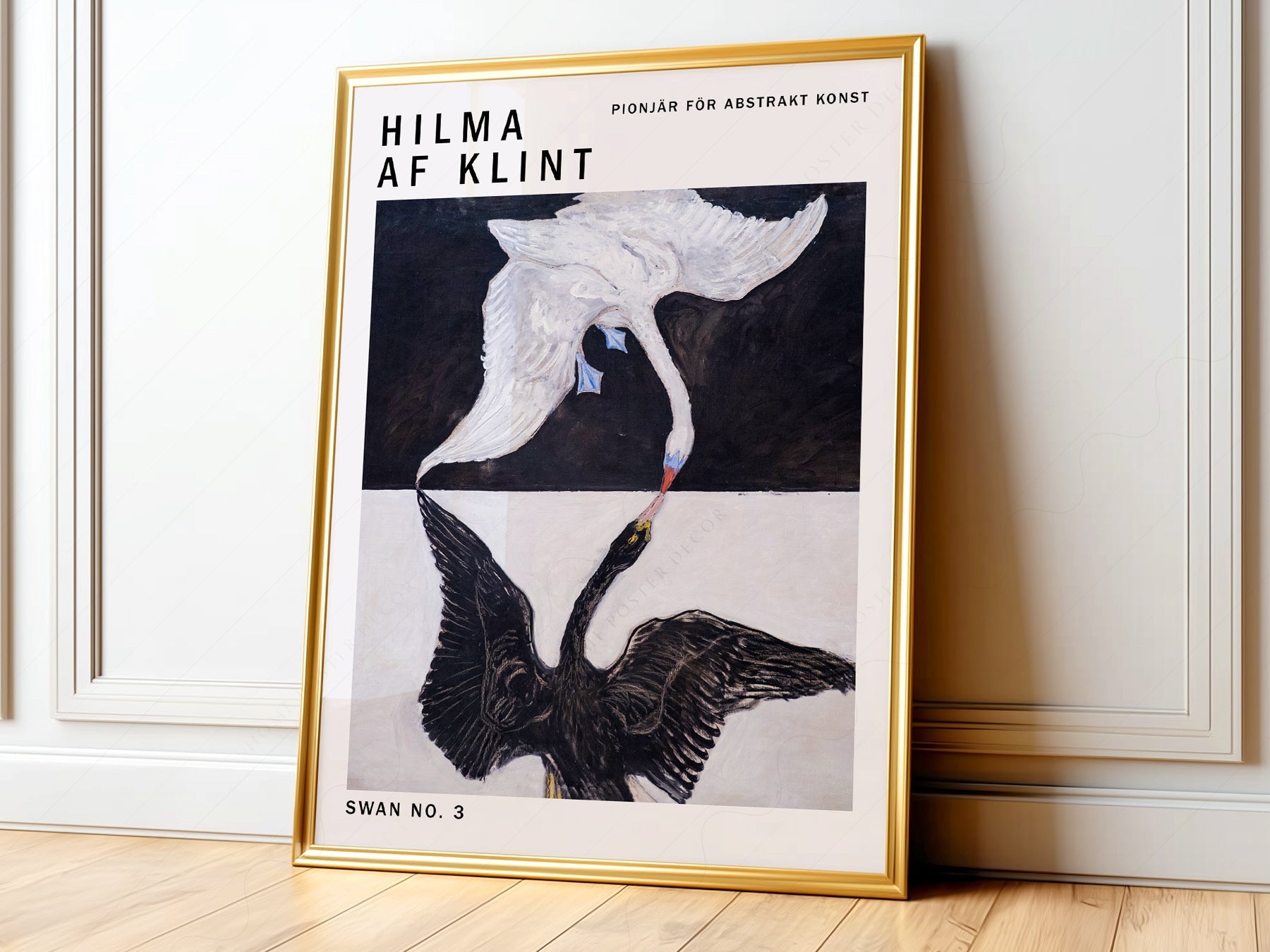 Hilma af Klint Swan No. 3 Art Print – Abstract Symbolist Wall Art