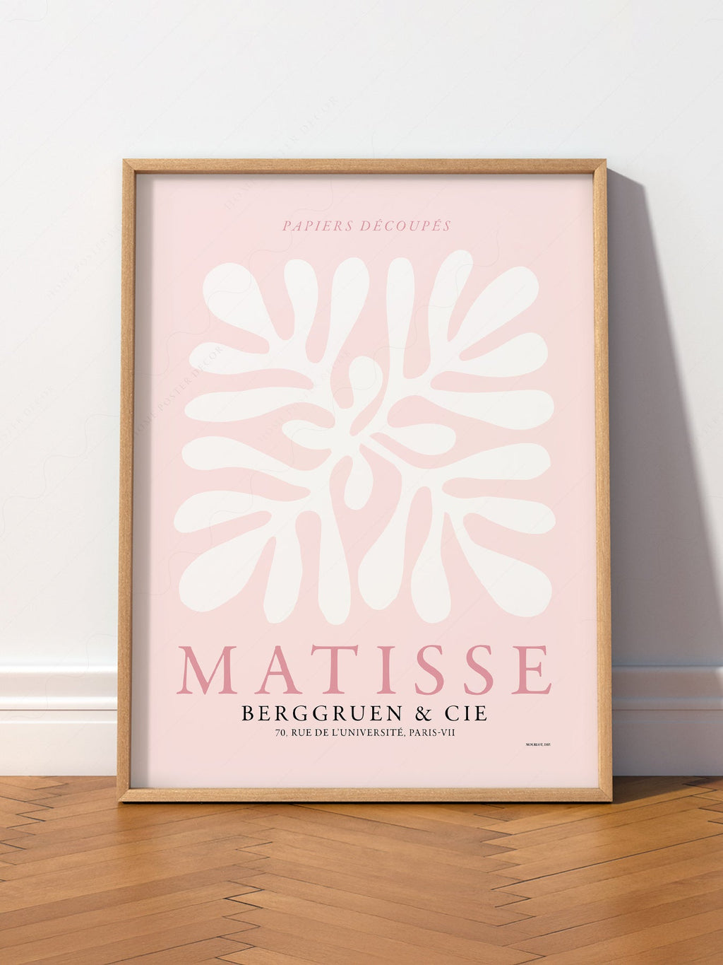 Henri Matisse Papiers Découpés Art Print – Pink Cut-Outs Poster