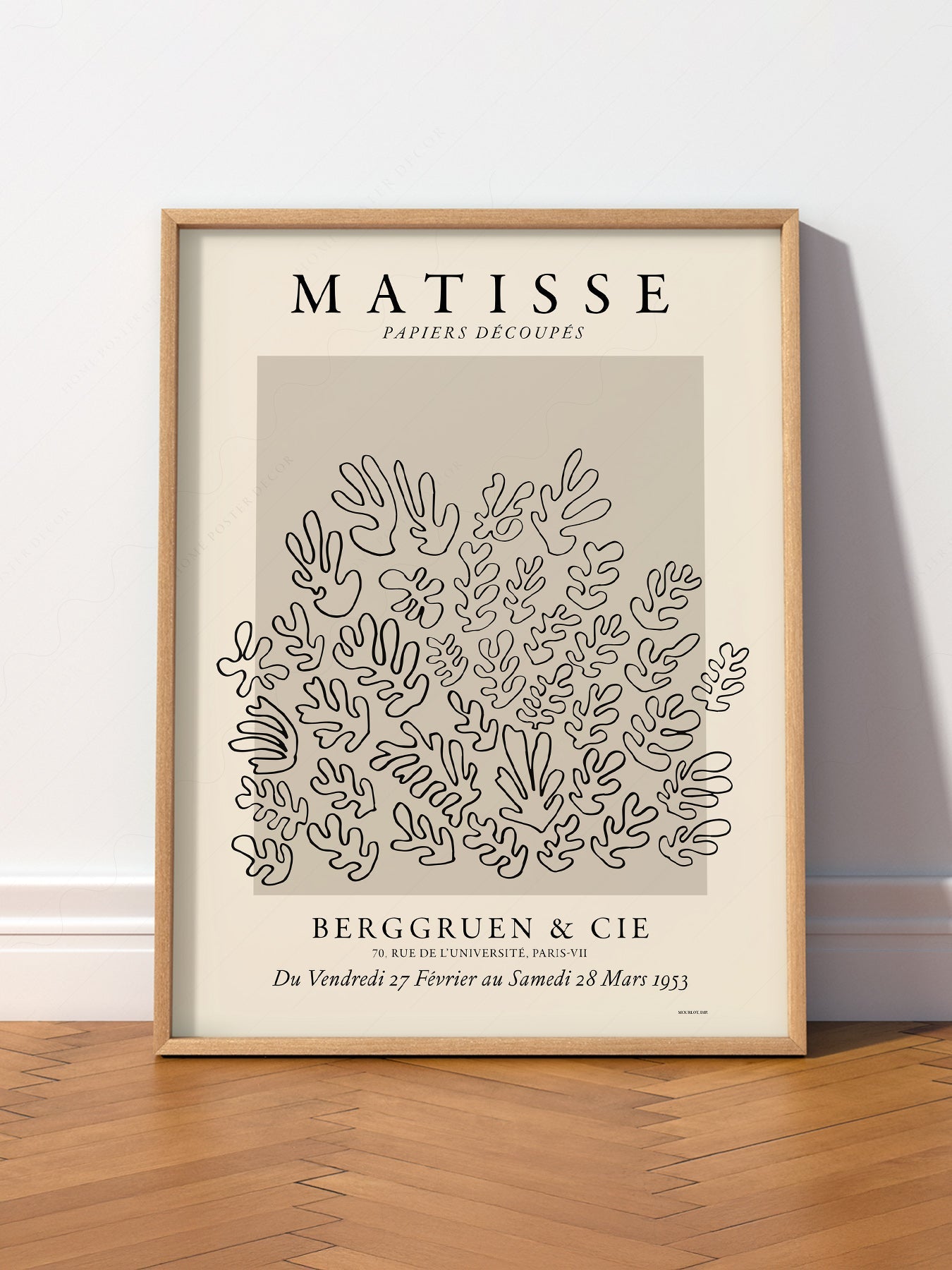 Henri Matisse Papiers Découpés Exhibition Poster – Modern Art Print