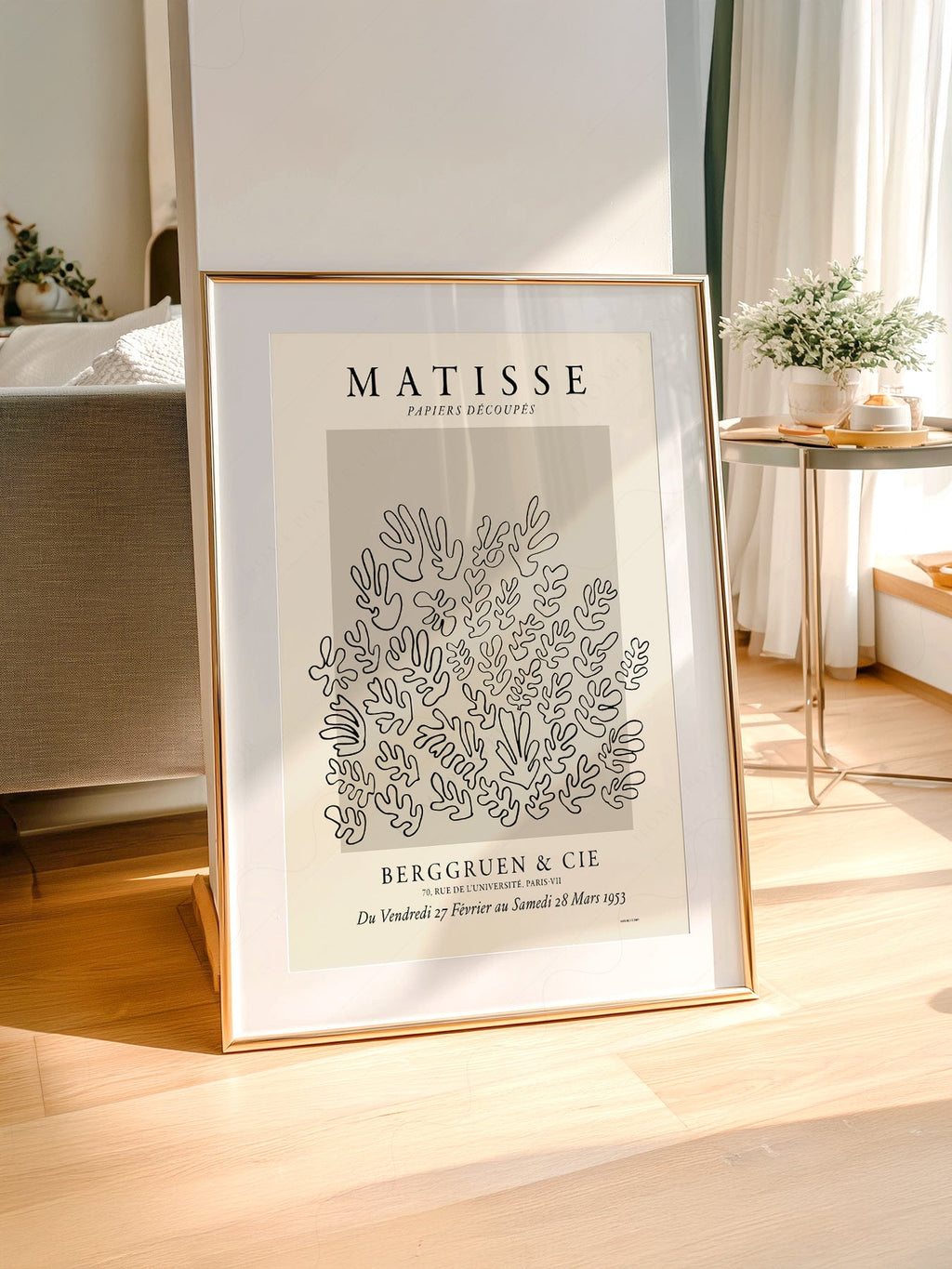 Henri Matisse Papiers Découpés Exhibition Poster – Modern Art Print