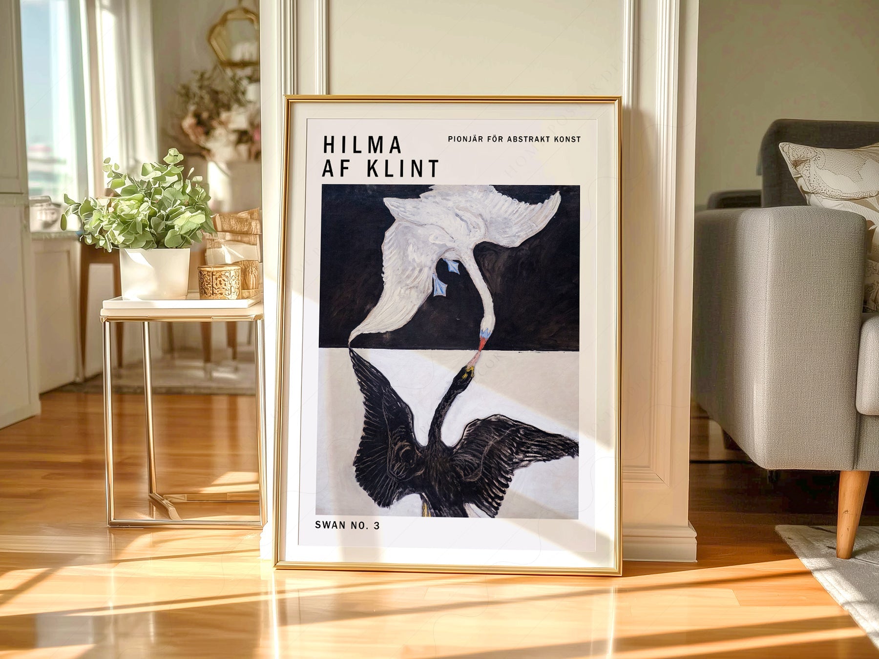 Hilma af Klint Swan No. 3 Art Print – Abstract Symbolist Wall Art