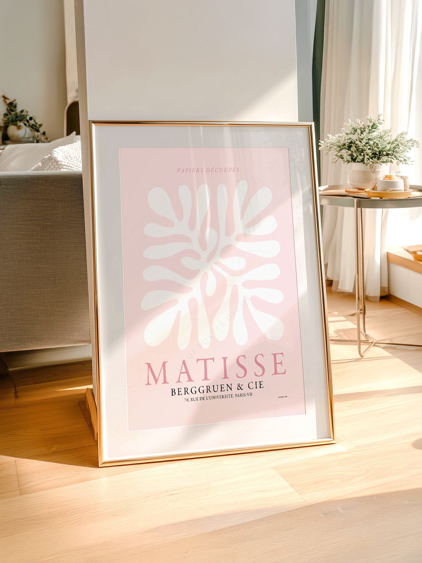 Henri Matisse Papiers Découpés Art Print – Pink Cut-Outs Poster