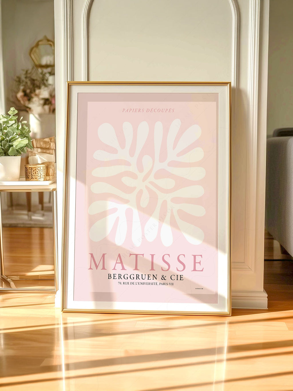 Henri Matisse Papiers Découpés Art Print – Pink Cut-Outs Poster