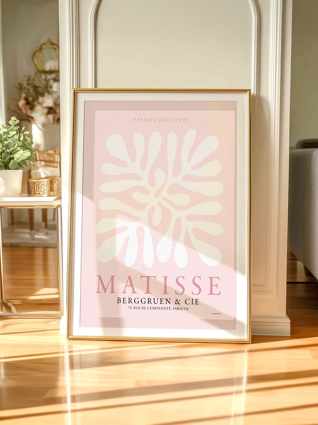 Henri Matisse Papiers Découpés Art Print – Pink Cut-Outs Poster