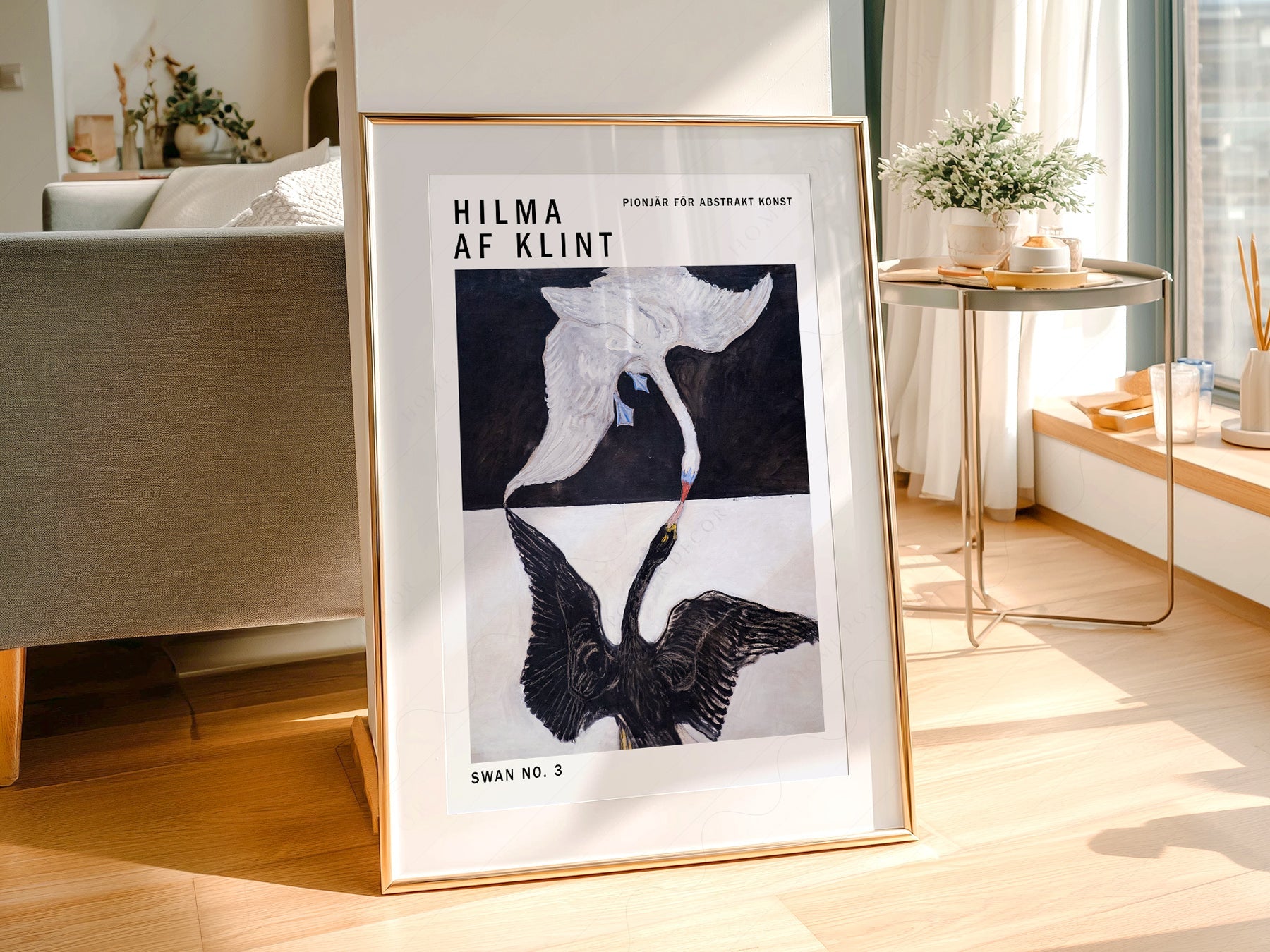 Hilma af Klint Swan No. 3 Art Print – Abstract Symbolist Wall Art