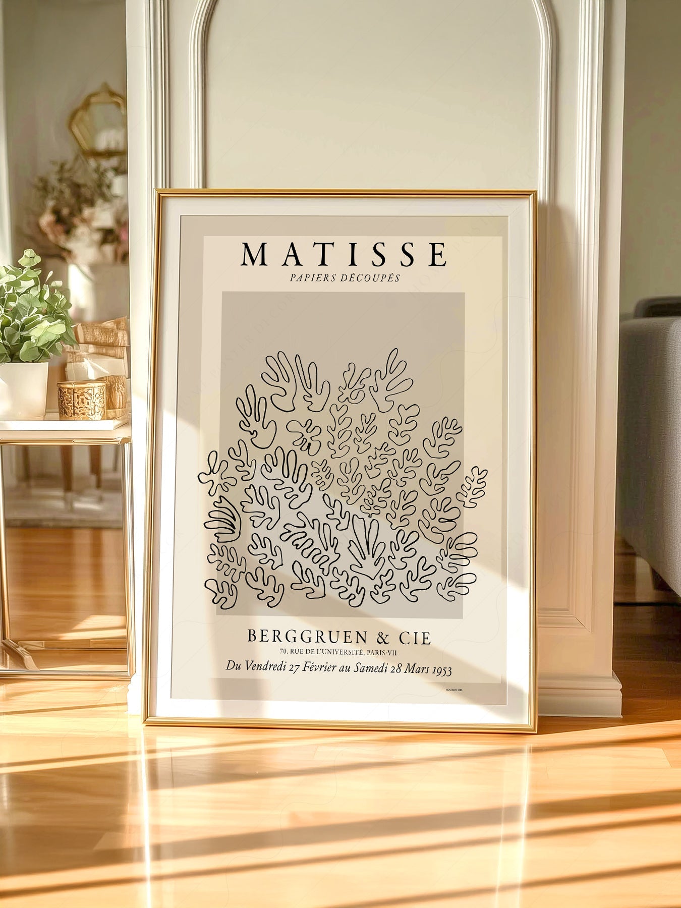 Henri Matisse Papiers Découpés Exhibition Poster – Modern Art Print