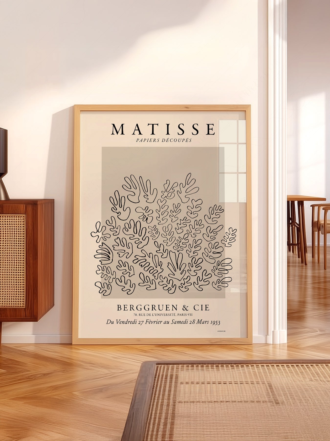 Henri Matisse Papiers Découpés Exhibition Poster – Modern Art Print