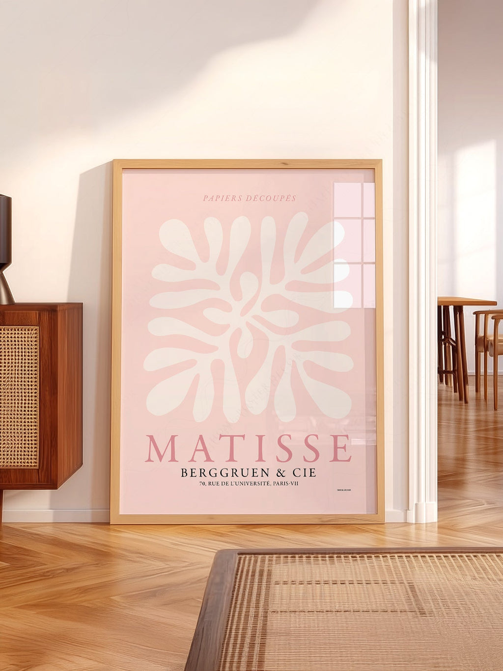 Henri Matisse Papiers Découpés Art Print – Pink Cut-Outs Poster
