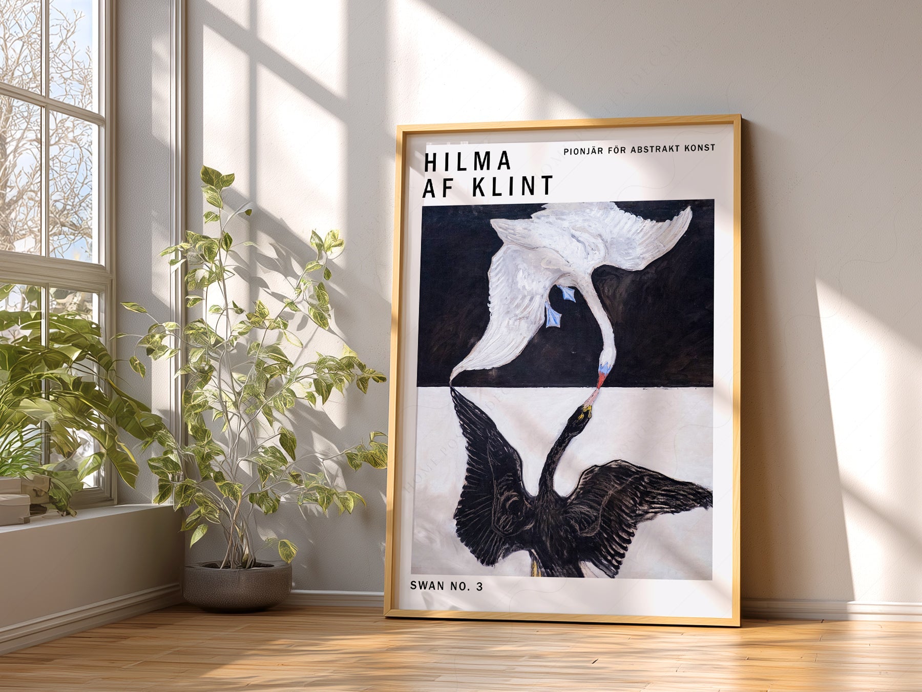 Hilma af Klint Swan No. 3 Art Print – Abstract Symbolist Wall Art