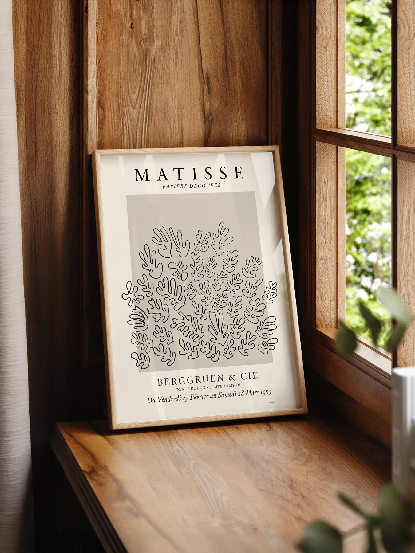 Henri Matisse Papiers Découpés Exhibition Poster – Modern Art Print