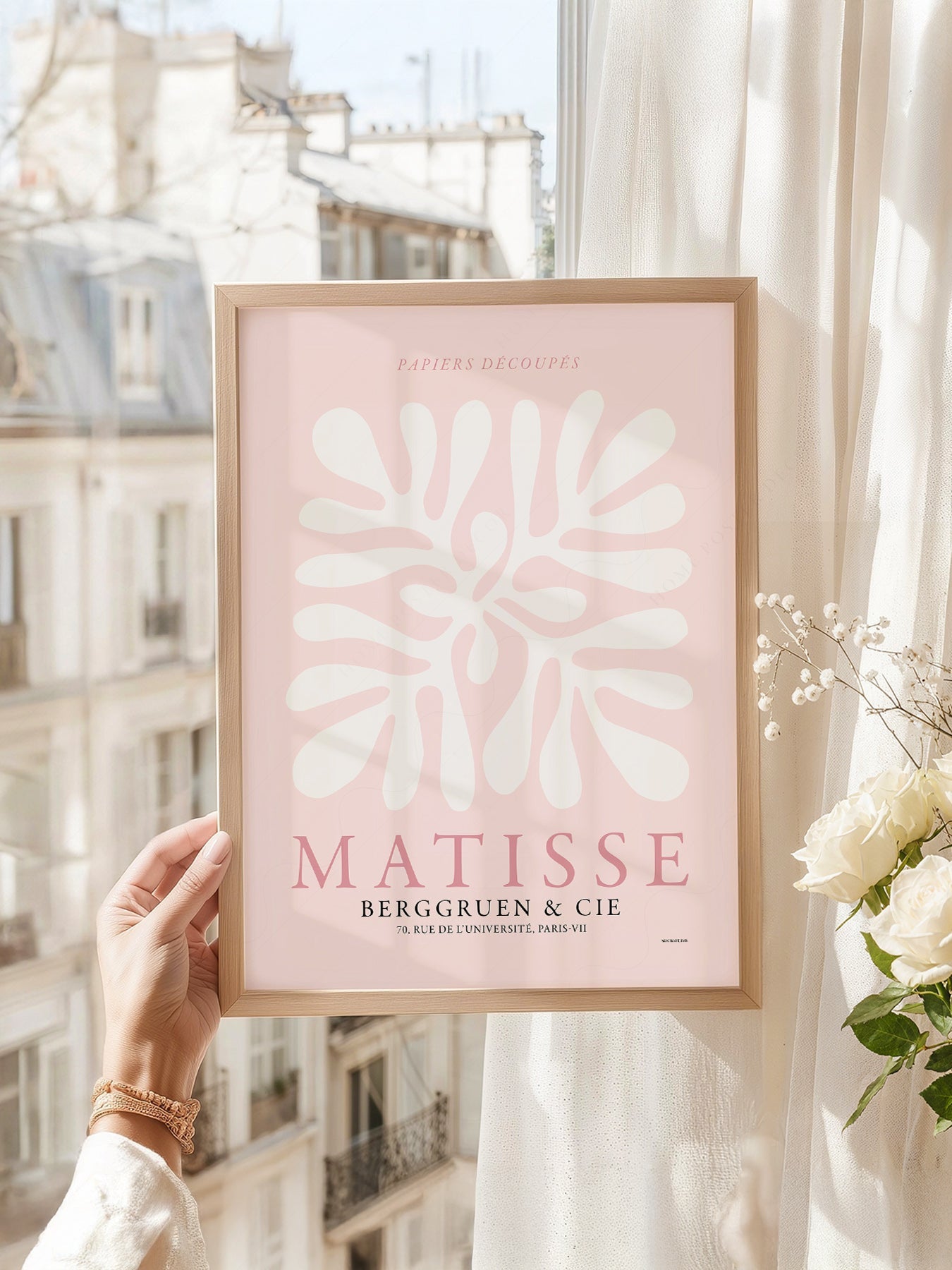 Henri Matisse Papiers Découpés Art Print – Pink Cut-Outs Poster
