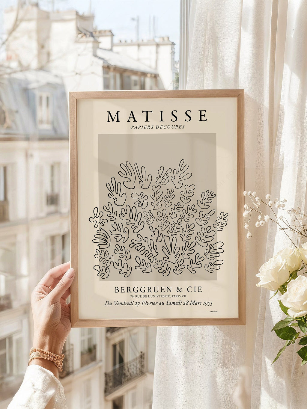 Henri Matisse Papiers Découpés Exhibition Poster – Modern Art Print