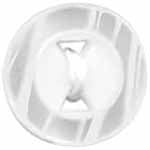 Elan ; Bouton 2 trous, blanc, 18 mm
