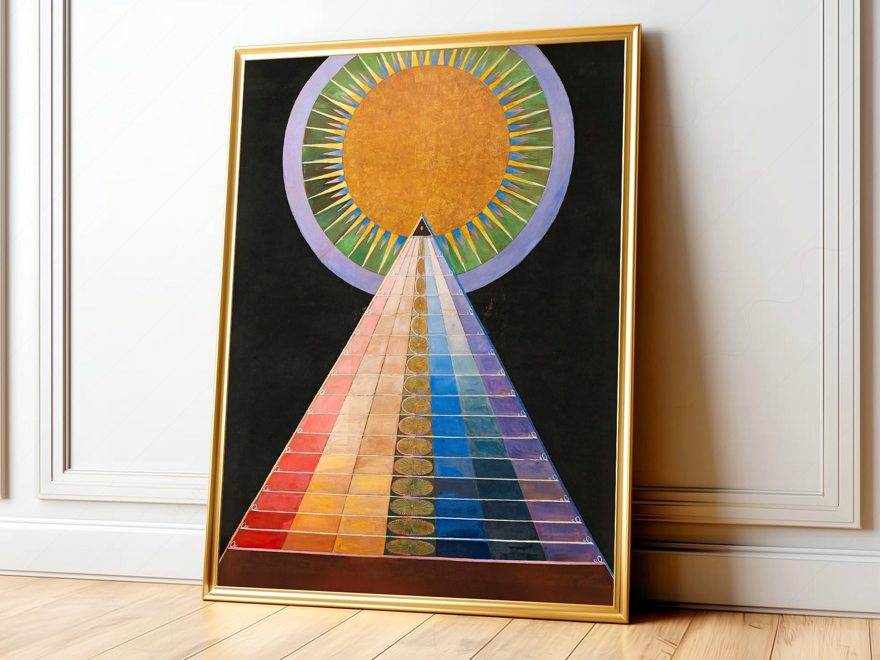 Hilma af Klint Altarpiece No 1 Group X Art Print – Abstract Spiritual Wall Art