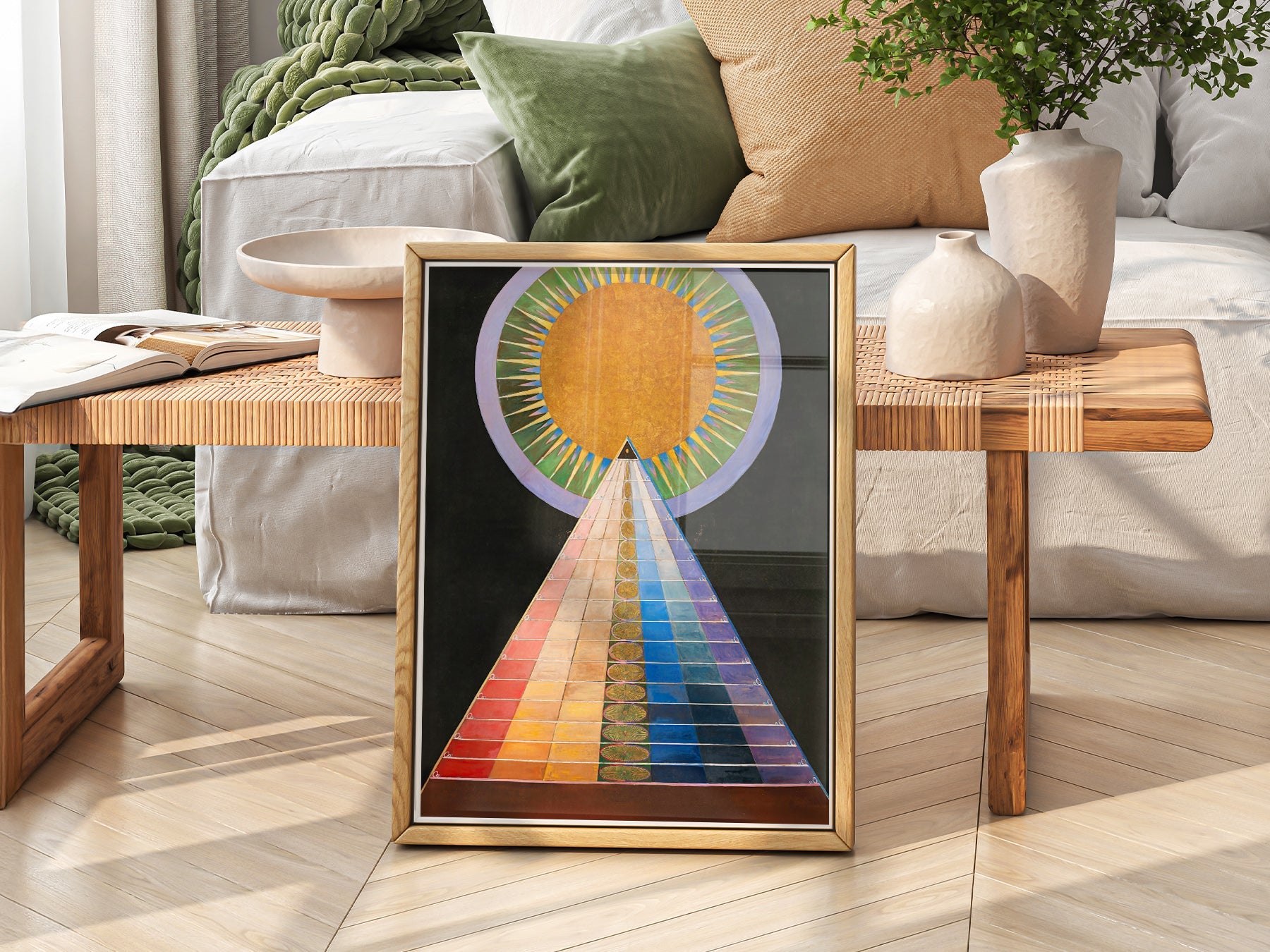 Hilma af Klint Altarpiece No 1 Group X Art Print – Abstract Spiritual Wall Art
