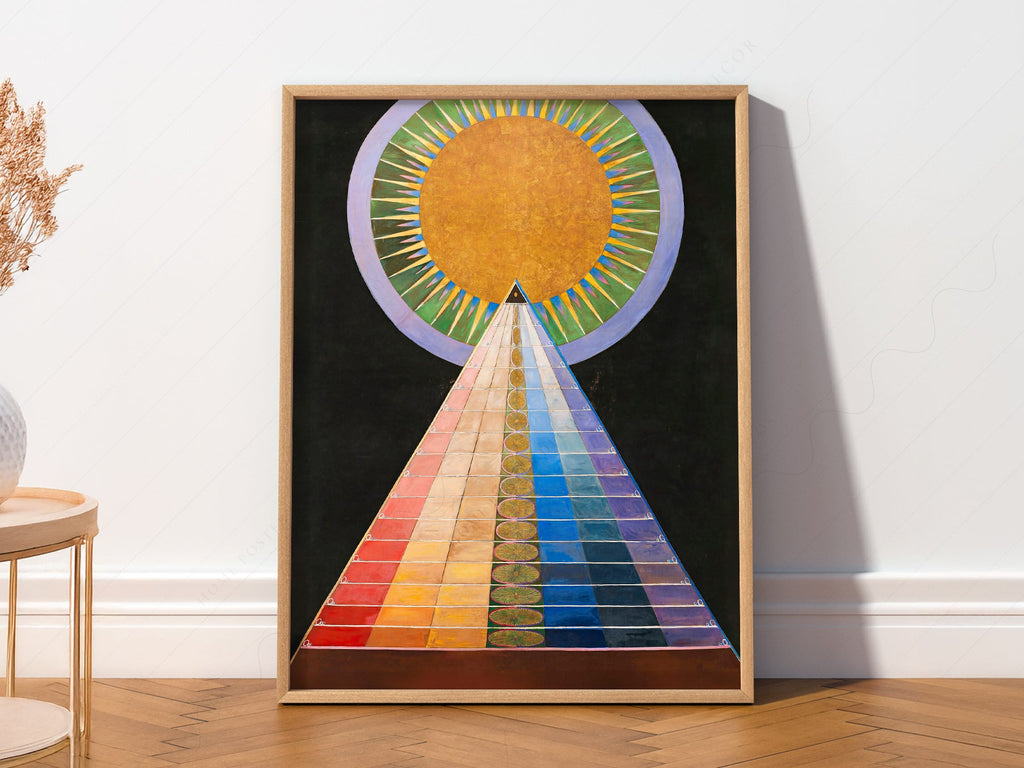 Hilma af Klint Altarpiece No 1 Group X Art Print – Abstract Spiritual Wall Art