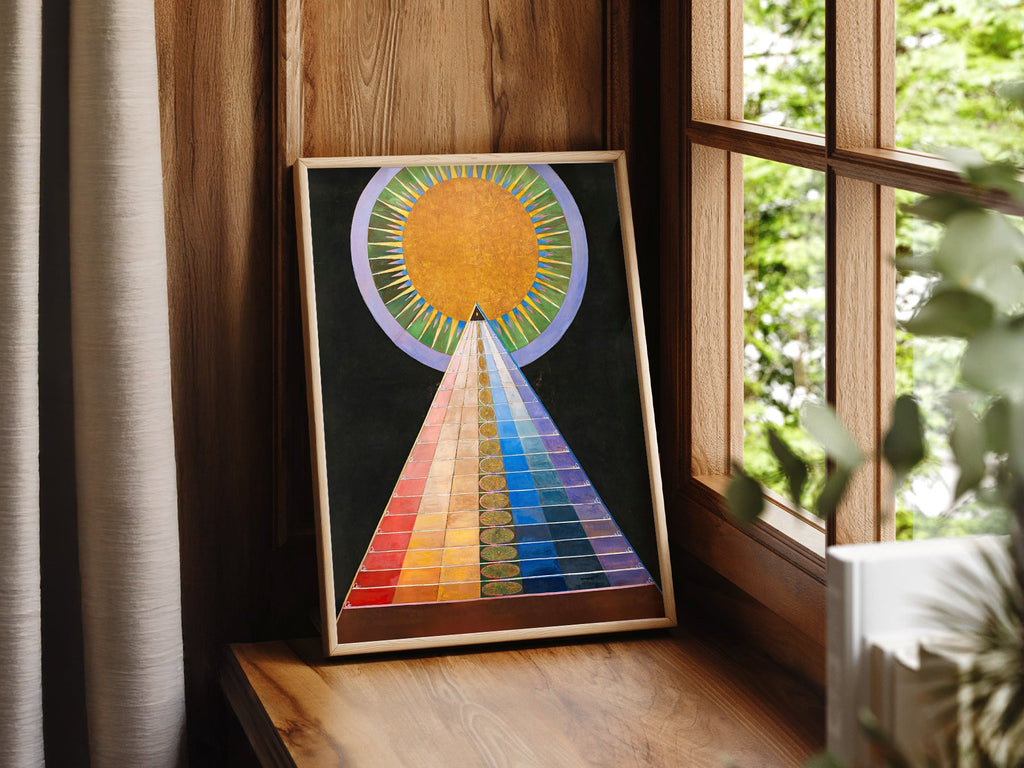 Hilma af Klint Altarpiece No 1 Group X Art Print – Abstract Spiritual Wall Art