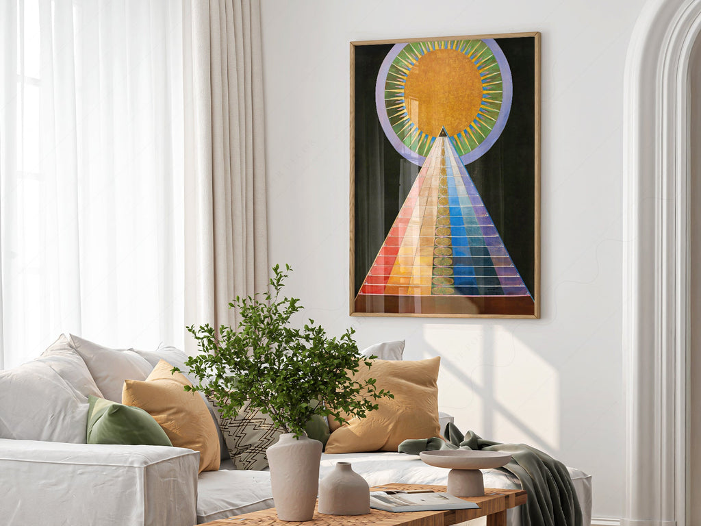 Hilma af Klint Altarpiece No 1 Group X Art Print – Abstract Spiritual Wall Art