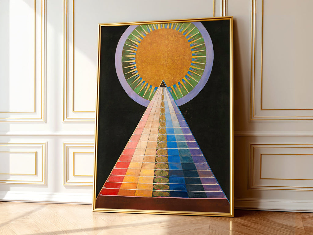 Hilma af Klint Altarpiece No 1 Group X Art Print – Abstract Spiritual Wall Art