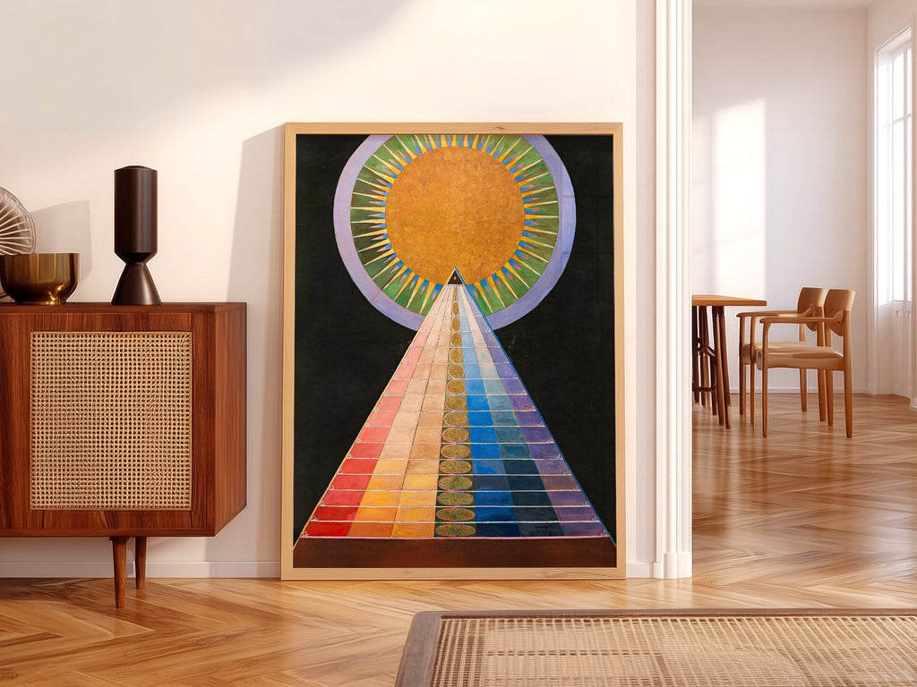 Hilma af Klint Altarpiece No 1 Group X Art Print – Abstract Spiritual Wall Art