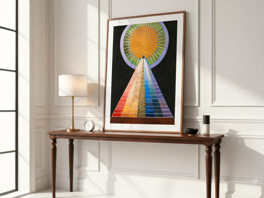 Hilma af Klint Altarpiece No 1 Group X Art Print – Abstract Spiritual Wall Art