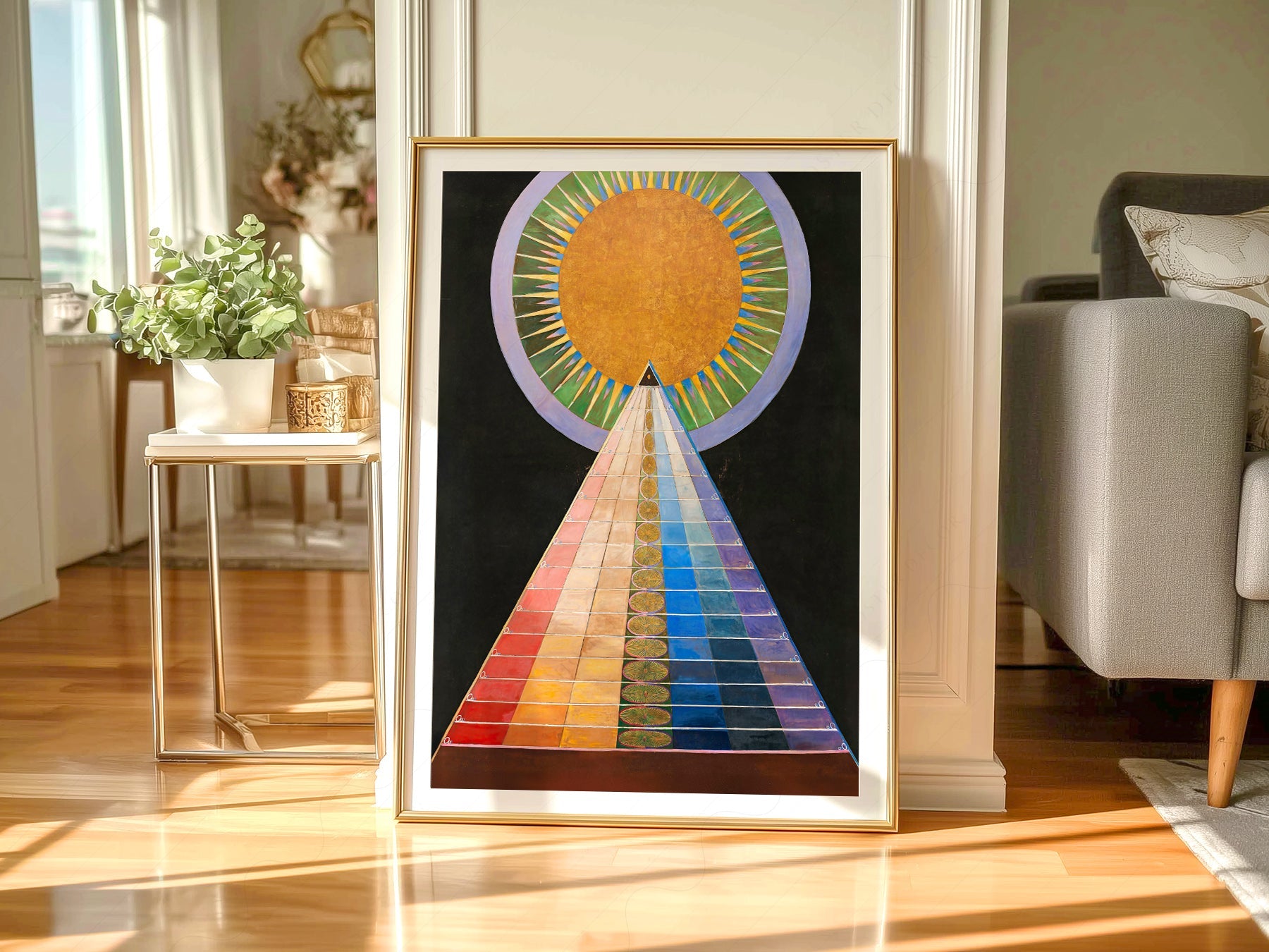 Hilma af Klint Altarpiece No 1 Group X Art Print – Abstract Spiritual Wall Art