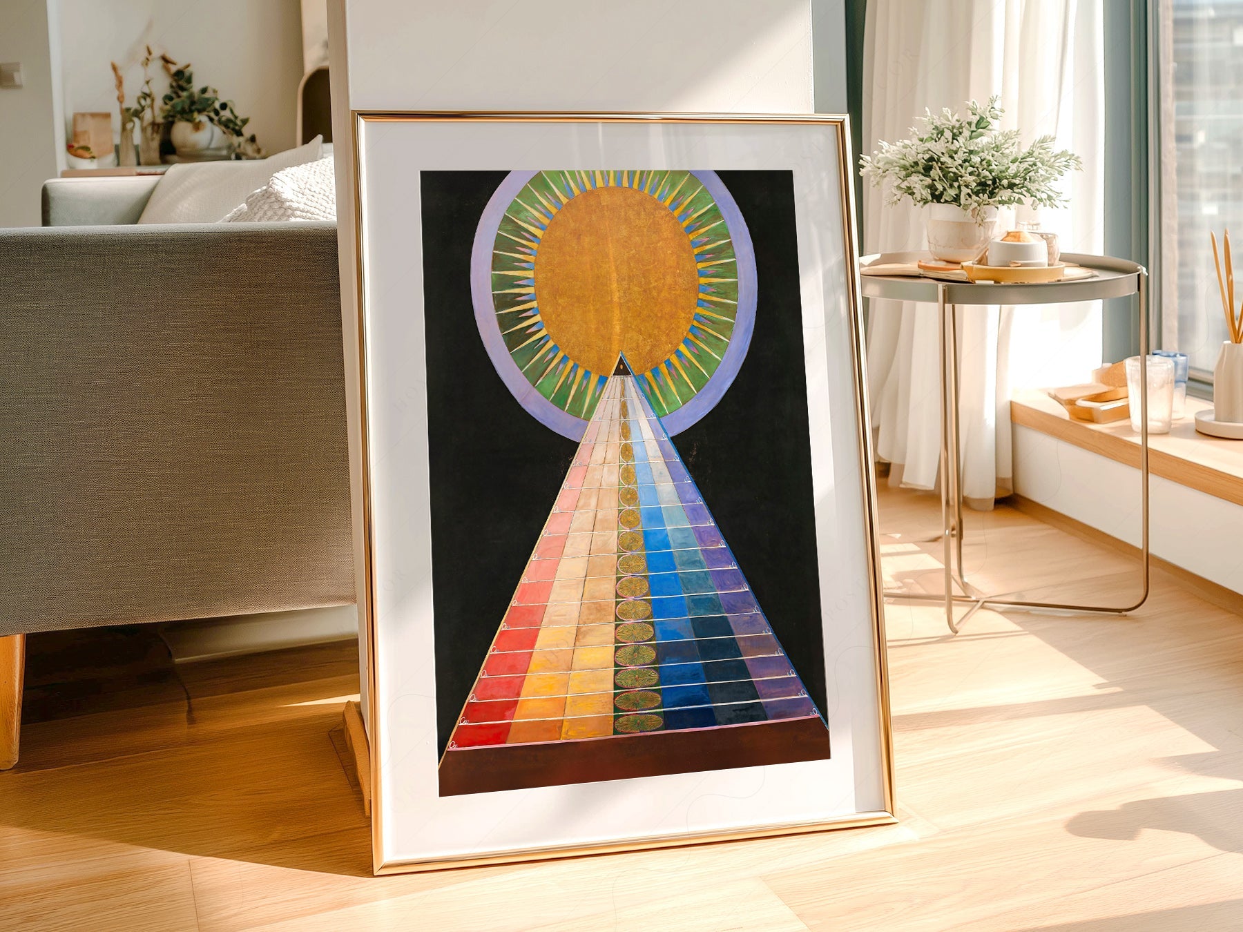 Hilma af Klint Altarpiece No 1 Group X Art Print – Abstract Spiritual Wall Art