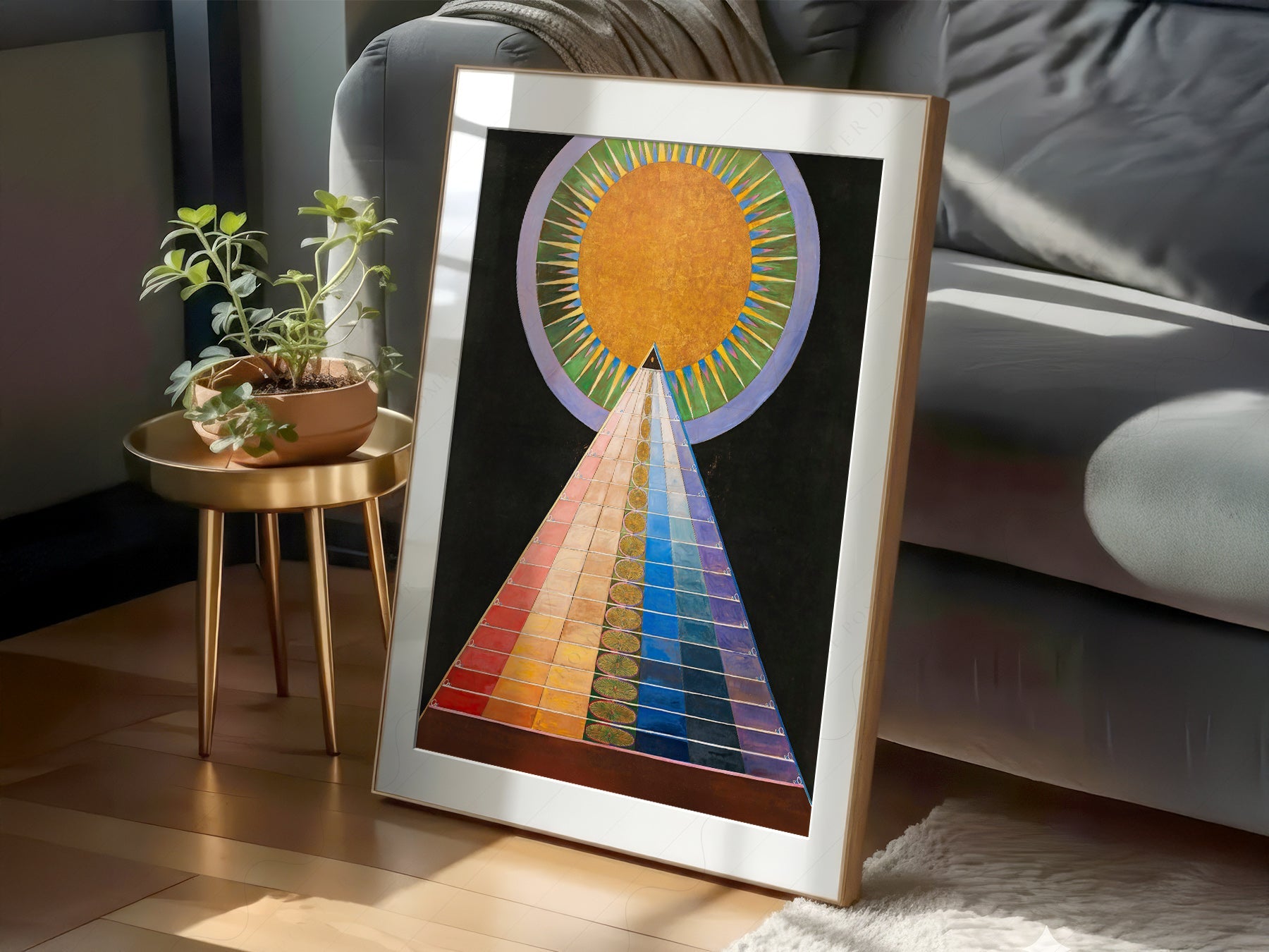 Hilma af Klint Altarpiece No 1 Group X Art Print – Abstract Spiritual Wall Art