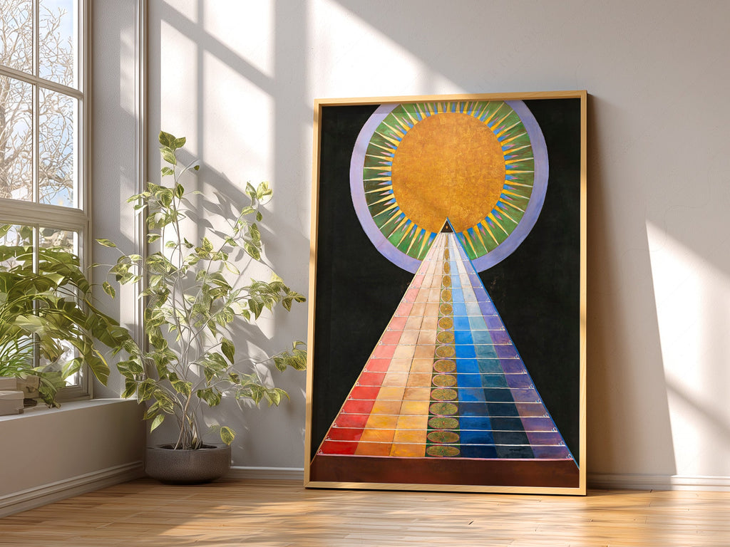 Hilma af Klint Altarpiece No 1 Group X Art Print – Abstract Spiritual Wall Art