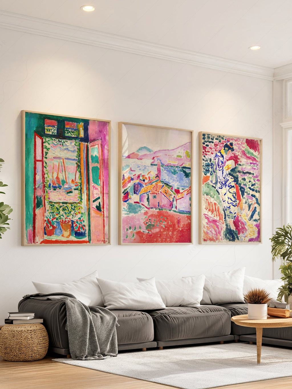 Henri Matisse Gallery Wall Set of 3 Prints – Museum Art Collection Poster