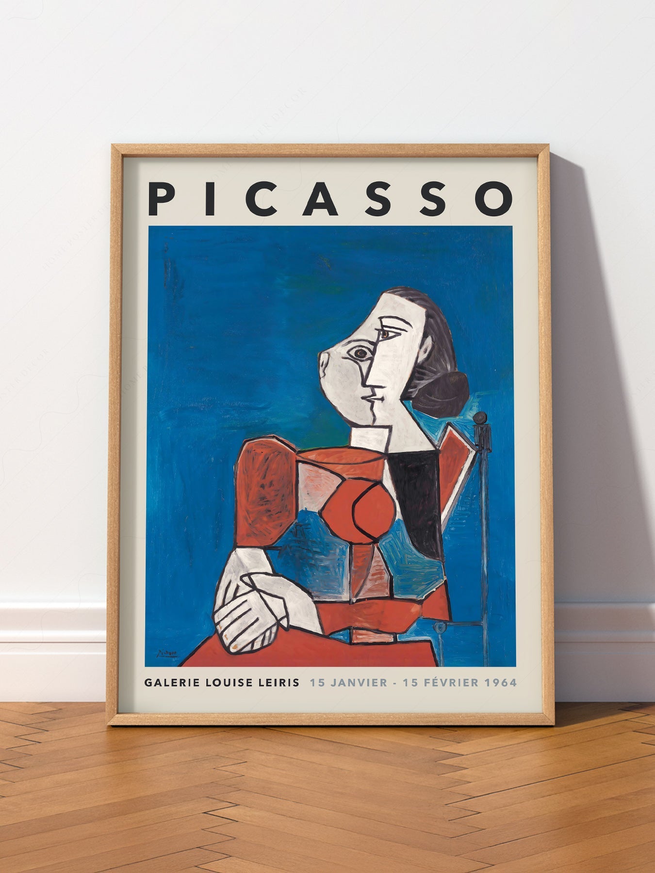Pablo Picasso Galerie Louise Leiris Exhibition Poster – Cubist Wall Art