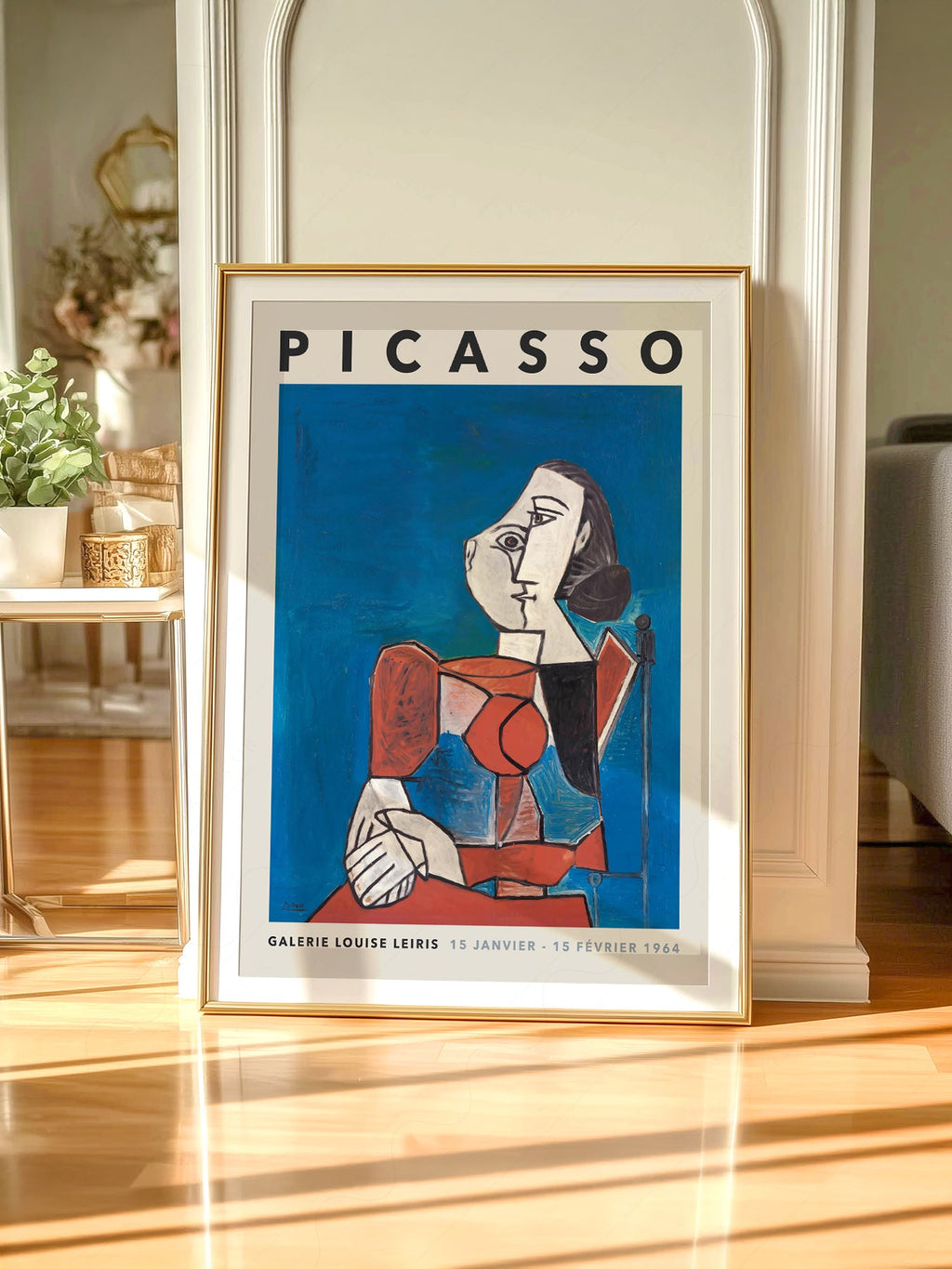 Pablo Picasso Galerie Louise Leiris Exhibition Poster – Cubist Wall Art
