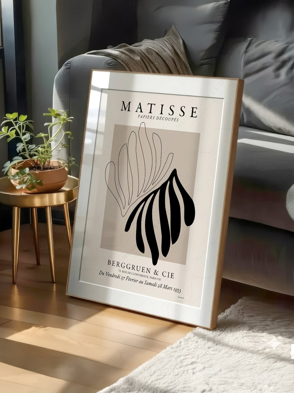 Henri Matisse Papiers Découpés Exhibition Poster – Minimalist Wall Art