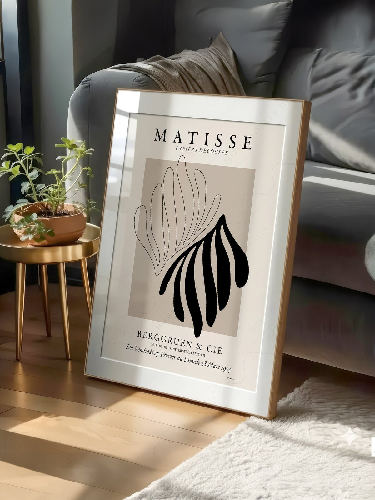 Henri Matisse Papiers Découpés Exhibition Poster – Minimalist Wall Art