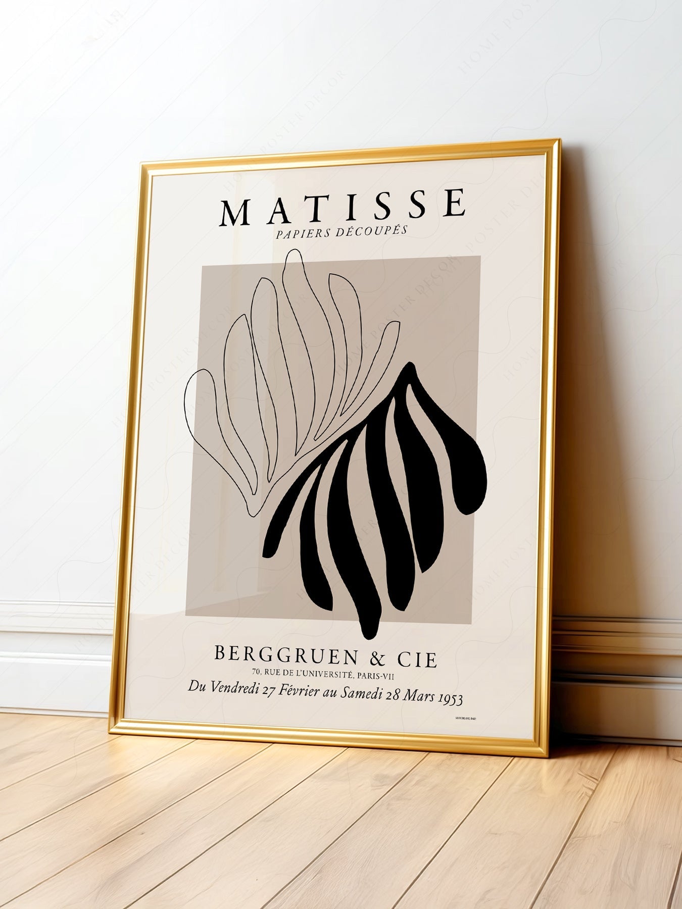 Henri Matisse Papiers Découpés Exhibition Poster – Minimalist Wall Art